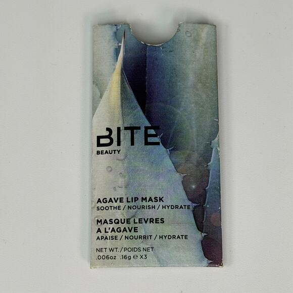 Bite Beauty Agave Lip Mask Soothe Nourish Hydrate Travel 3 x .06 oz .16g New - Picture 3 of 7
